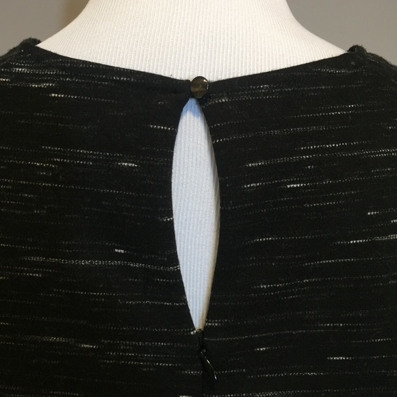 Ann Taylor Sleeveless Dress Black 6 - Picture 5 of 8